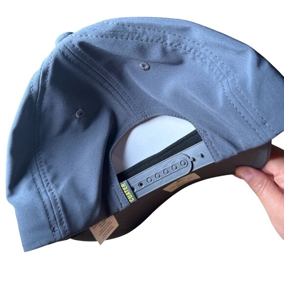 Cuater Travis Mathew Nero Snapback Golf Hat Dark Slate Yellow One Size NWT! - Picture 3 of 6